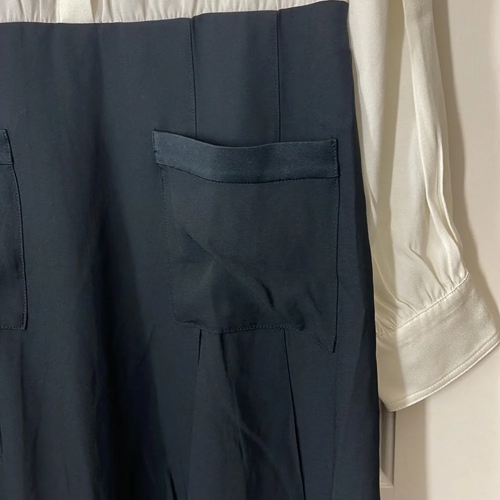 J.Crew Button-front crepe shirtdress dress BM974